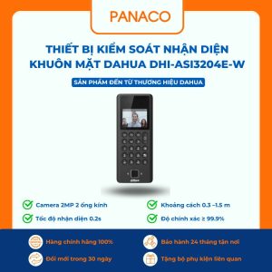 Thiết bị kiểm soát nhận diện khuôn mặt Dahua DHI-ASI3204E-W