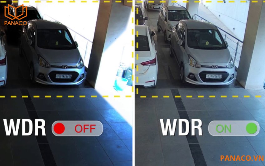 KX-CAi2258eGPN trang bị công nghệ WDR giúp cân bằng ánh sáng