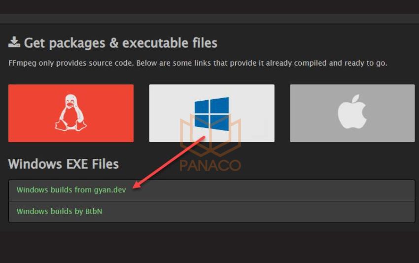 Tải Ffmpeg cho Windows livestream camera lên YouTube