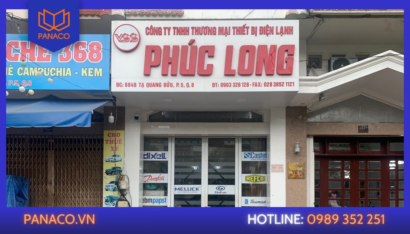 Dự án lắp camera cho văn phòng kinh doanh thiết bị điện lạnh Phúc Long