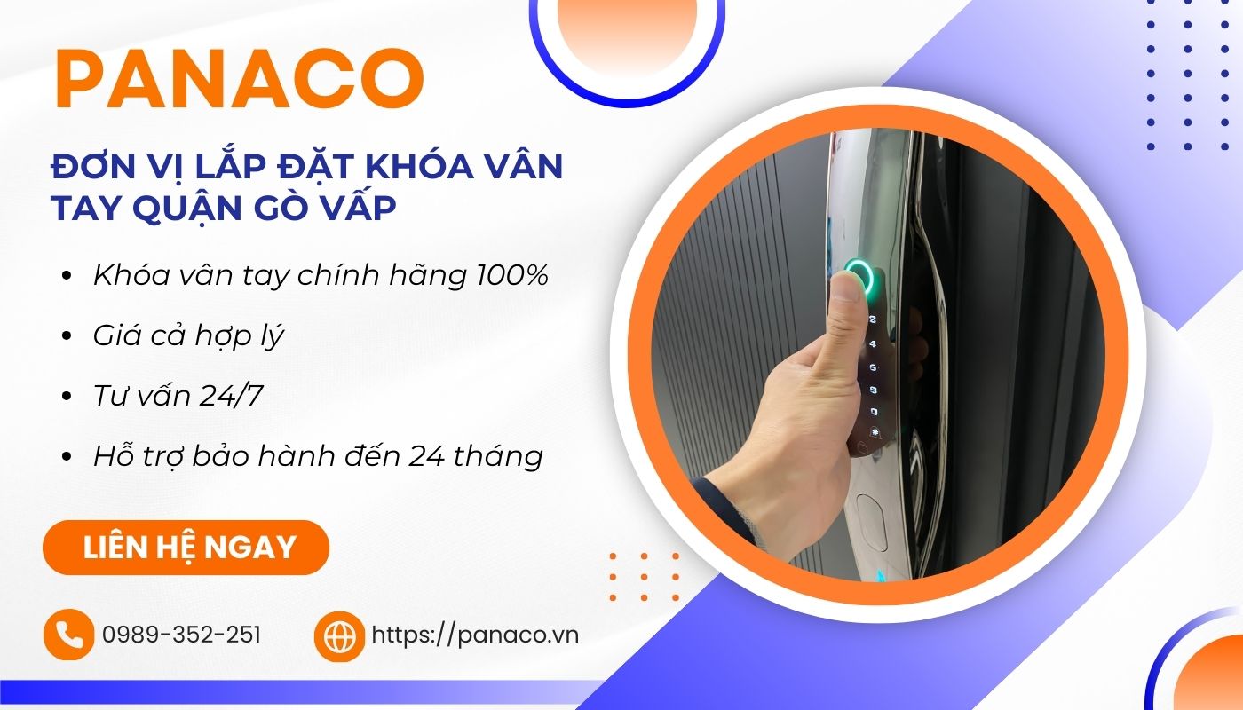 Lắp đặt khóa vân tay quận Gò Vấp