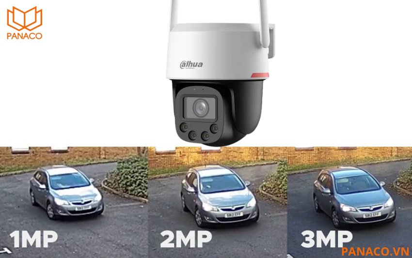 DH-P3F-PV sử dụng cảm biến CMOS kích thước 1/3 inch, độ phân giải 3 Megapixel, cung cấp hình ảnh rõ nét