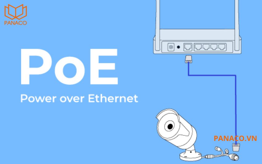 Camera POE Dahua DH-IPC-HFW1230TC-A hỗ trợ cấp nguồn qua cáp mạng PoE (Power over Ethernet) chuẩn 802.3af