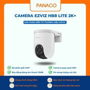 Bán camera không dây Ezviz dùng pin HB8 Lite 2K+ giá rẻ