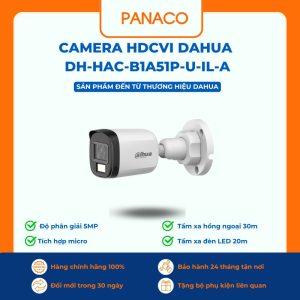 Camera HDCVI Dahua 5MP DH-HAC-B1A51P-U-IL-A