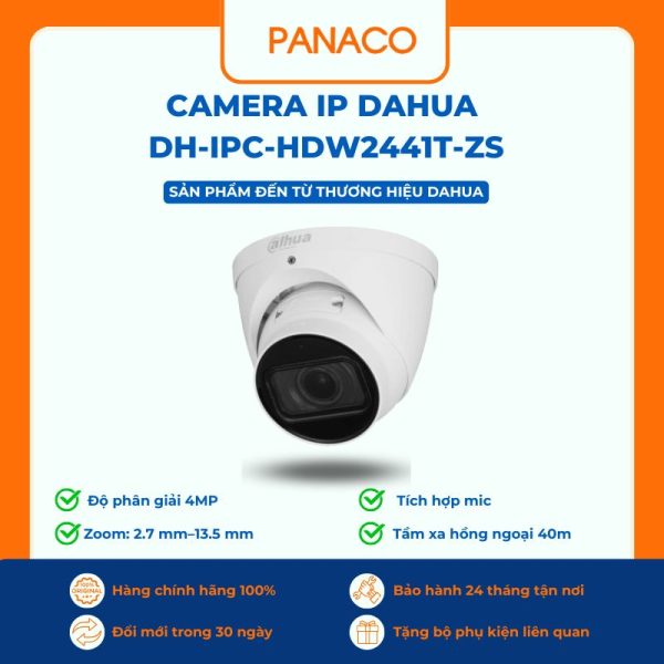 Camera IP Dahua 4MP DH-IPC-HDW2441T-ZS