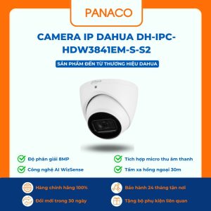 Camera IP Dahua DH-IPC-HDW3841EM-S-S2