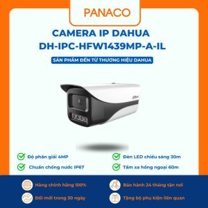 Camera IP Dahua DH-IPC-HFW1439MP-A-IL