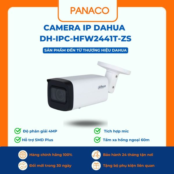 Camera IP Dahua 4MP DH-IPC-HFW2441T-ZS