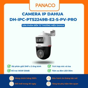 Camera IP Dahua 2MP DH-IPC-PTS2249B-E2-S-PV-PRO