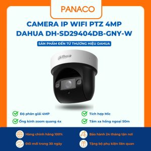 Camera IP Wifi PTZ 4MP Dahua DH-SD29404DB-GNY-W
