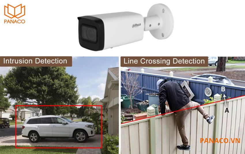 Camera IP 4MP DH-IPC-HFW2441T-ZS phân biệt được người và xe, hạn chế báo động giả do vật thể nhỏ như động vật hay lá cây gây ra