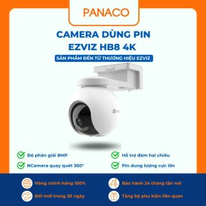 Camera không dây Ezviz dùng pin HB8 4K