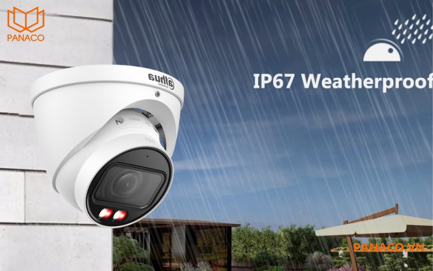 DH-IPC-HDW3849TP-ZS-IL thiết kế chống nước và chống bụi IP67 phù hợp lắp đặt ngoài trời