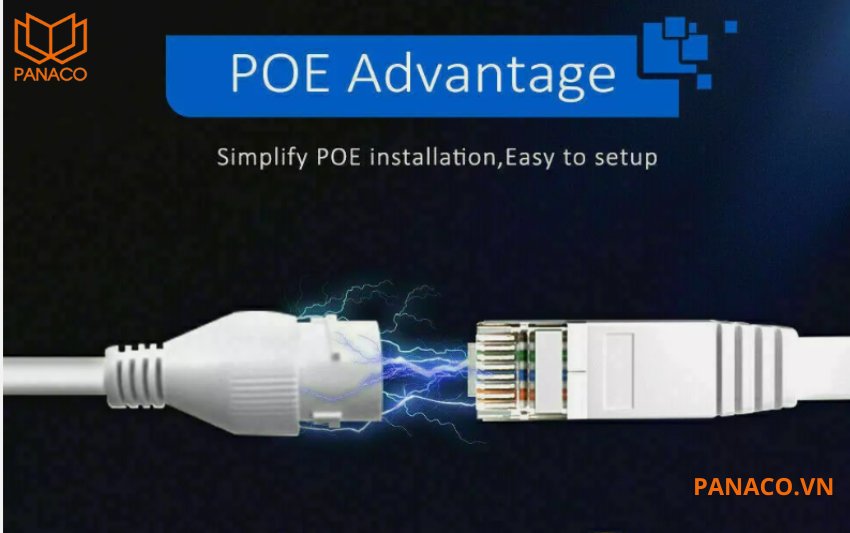 DH-IPC-HDW3249TP-ZS-IL lắp đặt dễ dàng với công nghệ cấp nguồn qua Ethernet