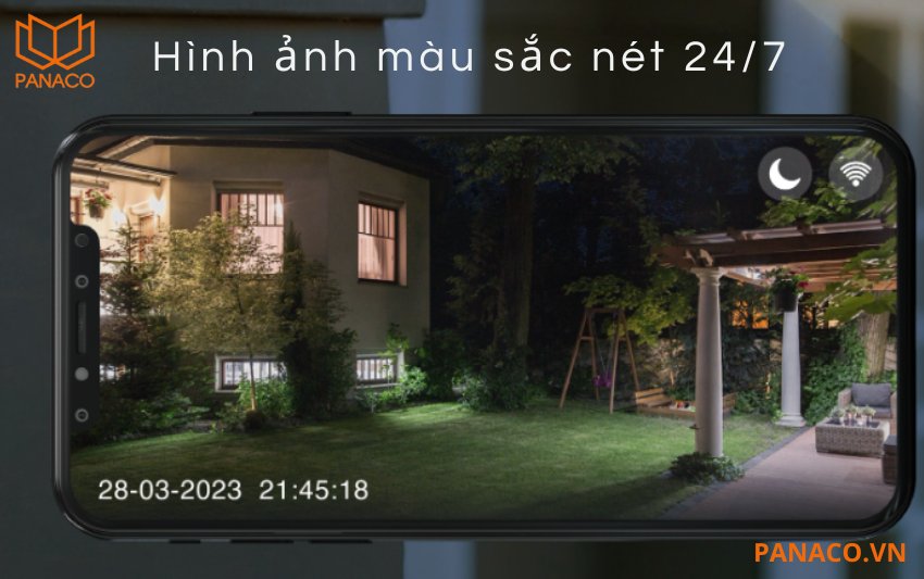 Ezviz HB8 Lite 2K+ còn được trang bị công nghệ nhìn đêm có màu