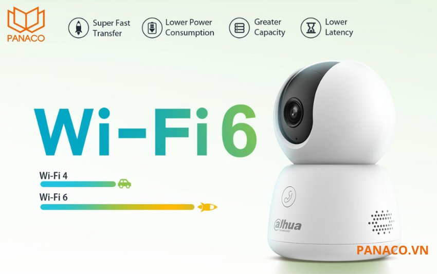 DH-H5B kết nối mạnh mẽ nhờ chuẩn Wifi IEEE 802.11b/g/n/ax ở băng tần 2.4GHz, đồng thời tương thích với công nghệ Wifi 6 hiện đại