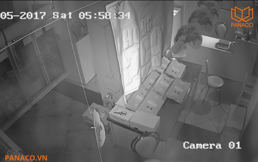 Hình ảnh được camera Dahua DH-IPC-HDBW3241R-ZAS-S2 ghi lại trong đêm