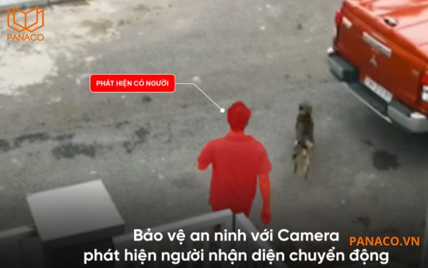 Camera chống trộm Dahua DH-IPC-HFW1230TC-A có tích hợp tính năng phát hiện con người