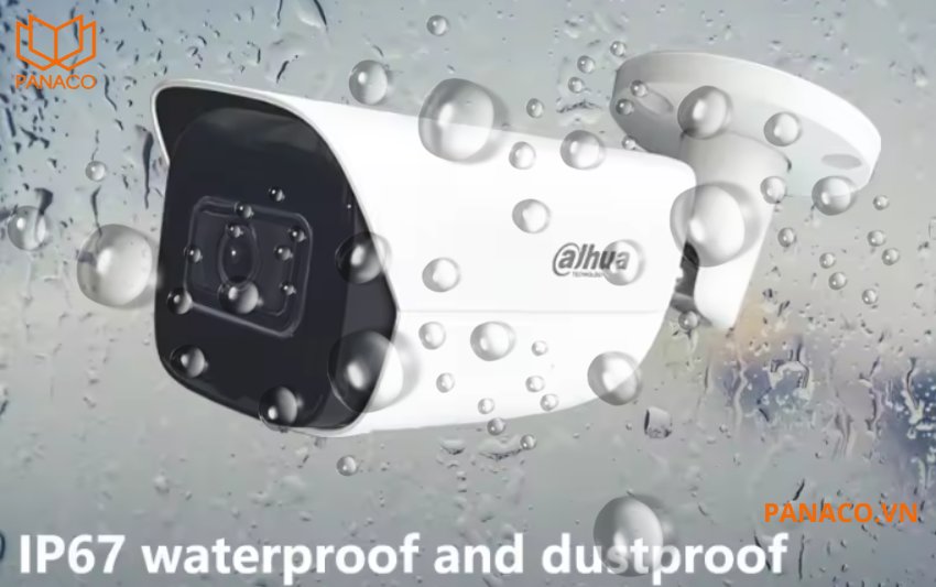 DH-IPC-HFW3841E-AS-S2 là camera lắp đặt ngoài trời được thiết kế chống chịu thời tiết