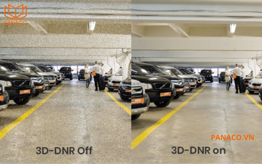Công nghệ 3DNR trong camera Dahua DH-IPC-HFW3841T-ZAS-S2 giảm nhiễu hình ảnh trong điều kiện ánh sáng yếu