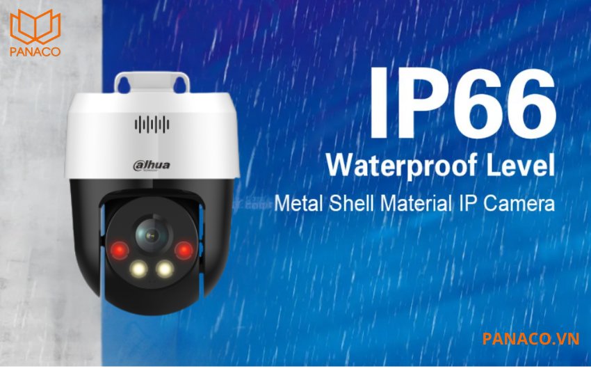 DH-SD2A500NB-GNY-A-PV được thiết kế với tiêu chuẩn chống bụi và nước IP66