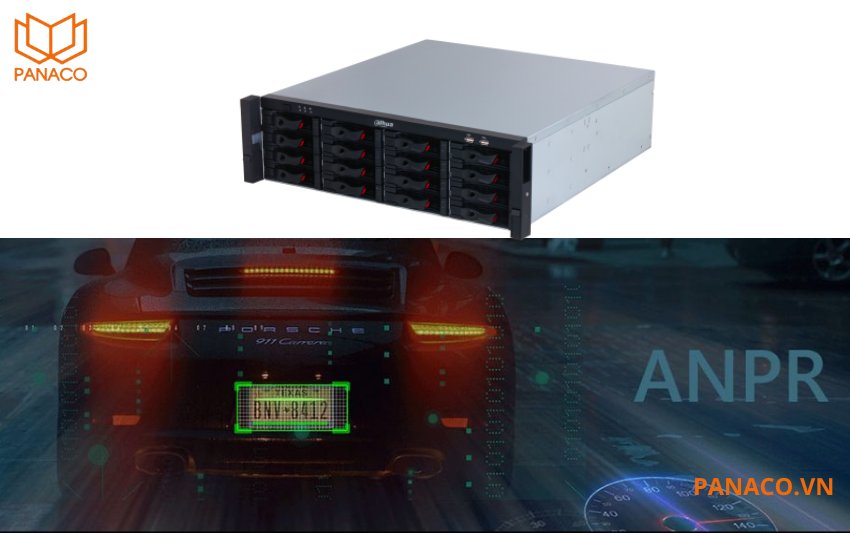 DHI-NVR616H-64-XI tích hợp công nghệ ANPR nhận diện và lưu trữ lên đến 20.000 biển số xe