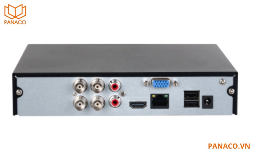 XVR1B04-I-512G trang bị đầy đủ các cổng kết nối USB, HDMI/VGA, RJ45