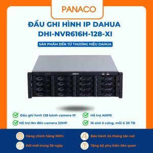 Đầu ghi IP 128 kênh Dahua DHI-NVR616H-128-XI