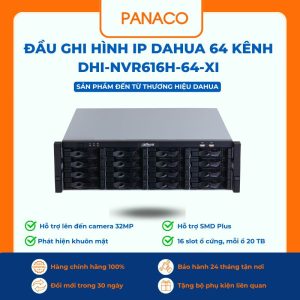 Đầu ghi IP 64 kênh Dahua DHI-NVR616H-64-XI