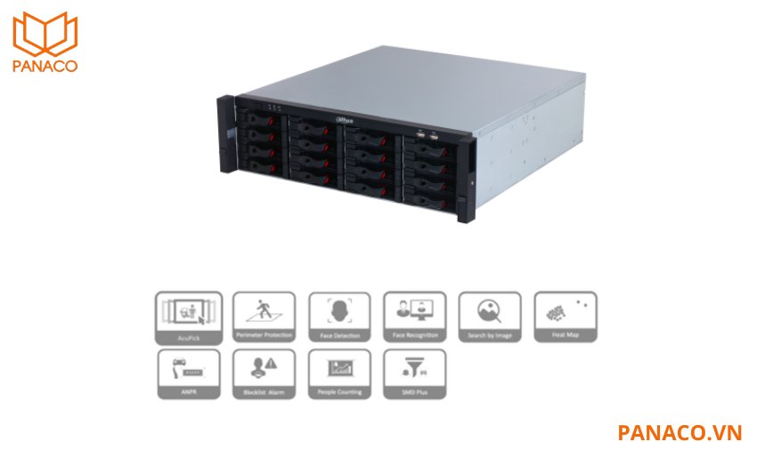 Đầu ghi hình IP cao cấp 64 kênh DHI-NVR616H-64-XI