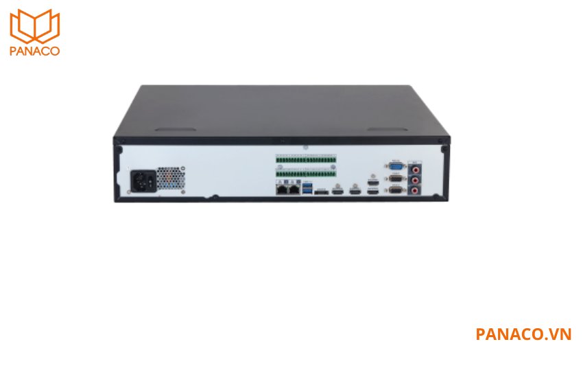 DHI-NVR608H-128-XI trang bị 4 cổng HDMI và 2 cổng VGA, cho phép xuất hình ảnh đồng thời với các chế độ hiển thị riêng biệt