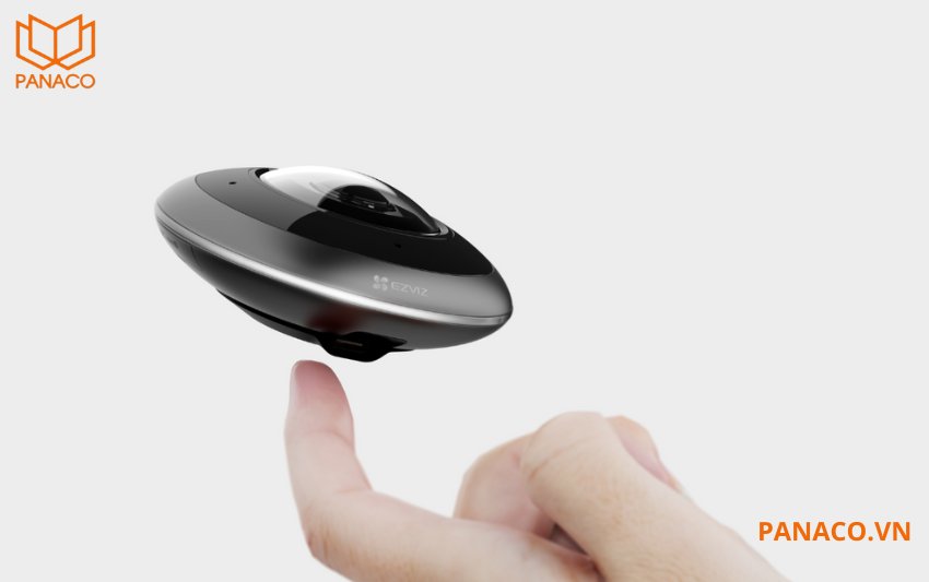 Ezviz E4P 3K+ được thiết kế theo hình dạng đĩa bay hiện đại