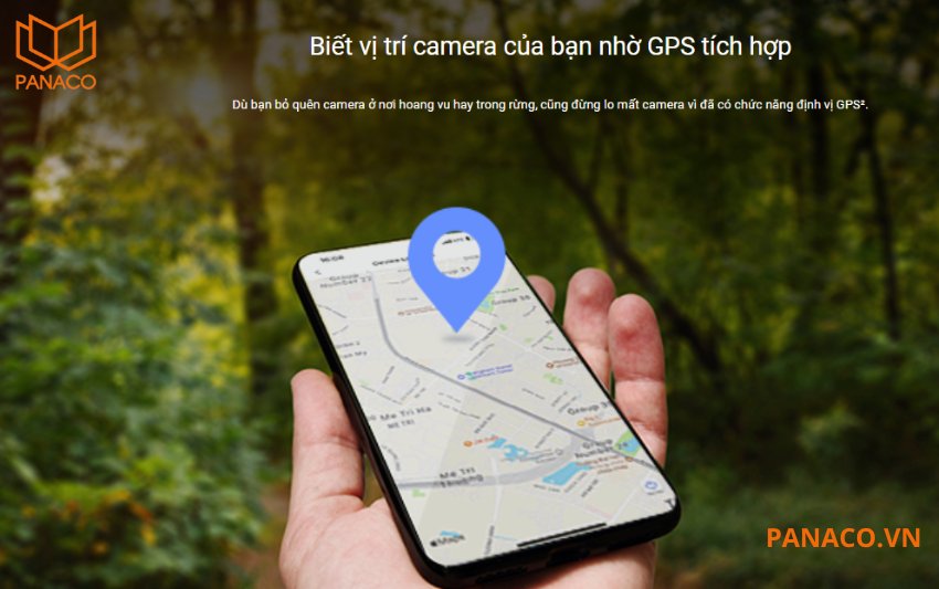 Ezviz EB8 4G được tích hợp định vị GPS để định vị chính xác vị trí
