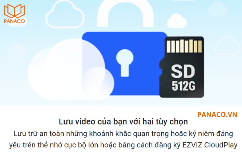 Ezviz HB8 Lite 2K+ hỗ trợ dịch vụ Ezviz CloudPlay linh hoạt