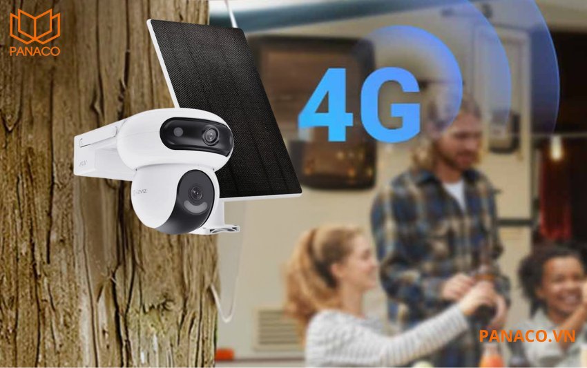 Ezviz HB90X hỗ trợ kết nối trực tiếp qua sim 4G