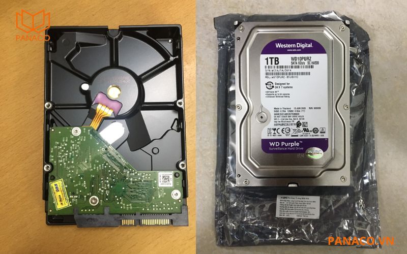 Ổ cứng chuyên dụng 1TB WESTERN PURPLE WD11PURZ có kích thước 3.5 inch