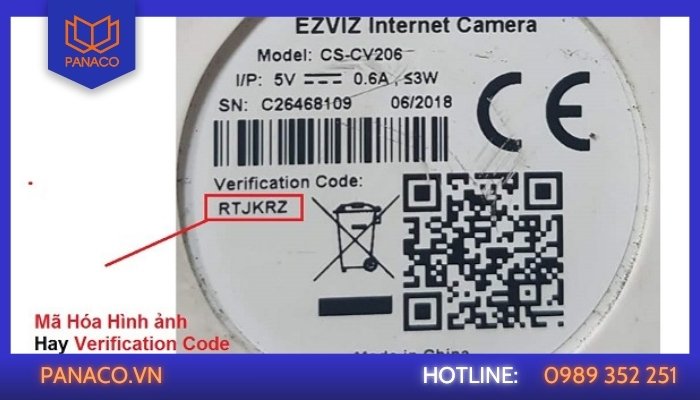 Mã xác minh camera ezviz c6n là gì?