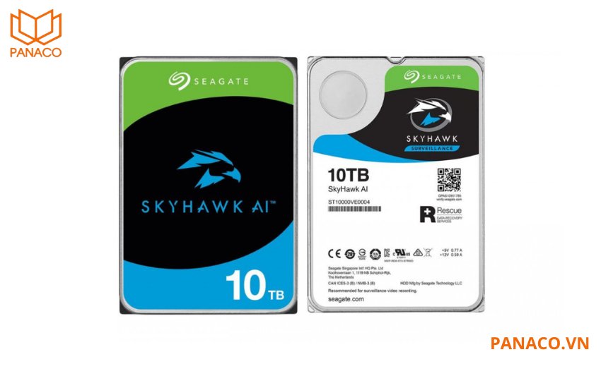 Ổ cứng Seagate SkyHawk™AI 10TB 7200rpm SATA 3.5"_ST10000VE001