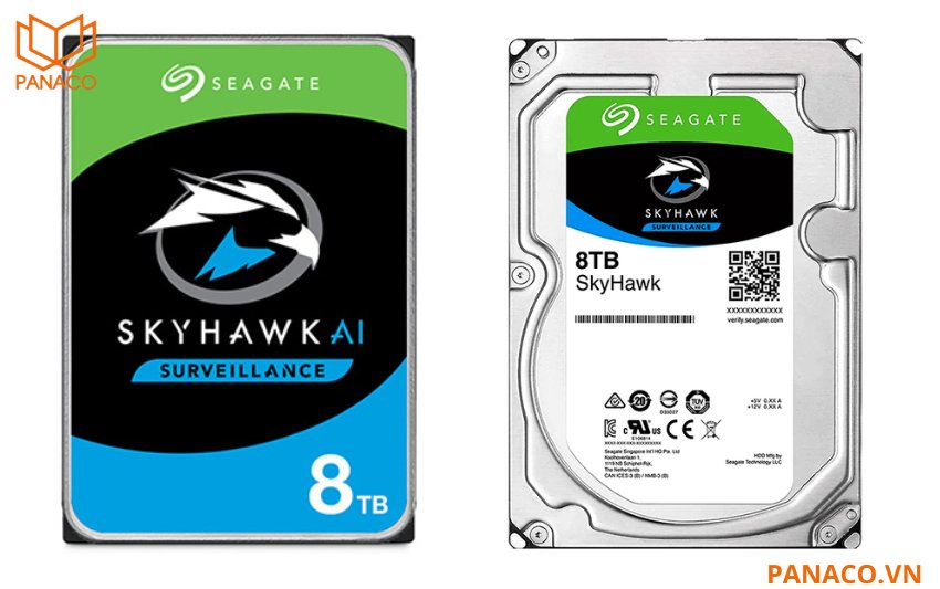 Ổ cứng Seagate SkyHawk™AI 8TB 7200rpm SATA 3.5" ST8000VE001