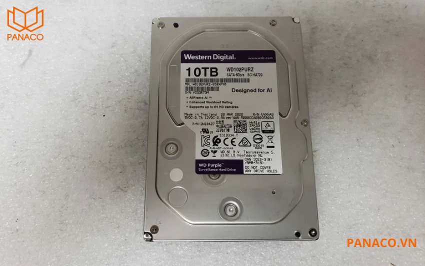 Ổ cứng Western Digital Purple PRO 10TB WD102PURP