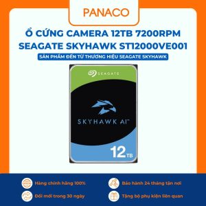 Ổ cứng camera 12TB 7200rpm Seagate Skyhawk ST12000VE001