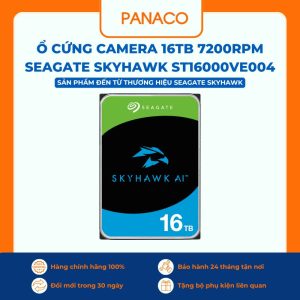 Ổ cứng camera 16TB 7200rpm Seagate Skyhawk ST16000VE004