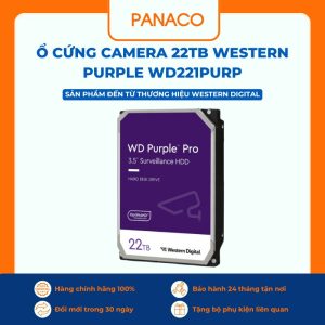 Ổ cứng camera 22TB Western Purple WD221PURP