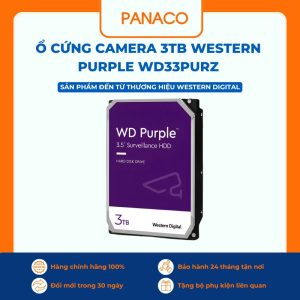 Ổ cứng camera 3TB Western Purple WD33PURZ