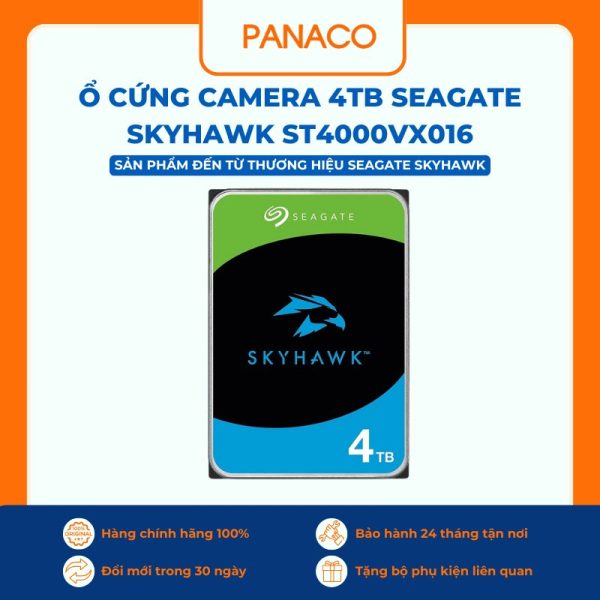 Ổ cứng camera 4TB Seagate Skyhawk ST4000VX016