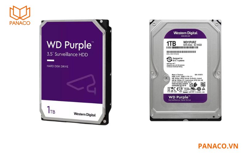 Ổ cứng chuyên dụng 1TB Western Digital Purple WD11PURZ