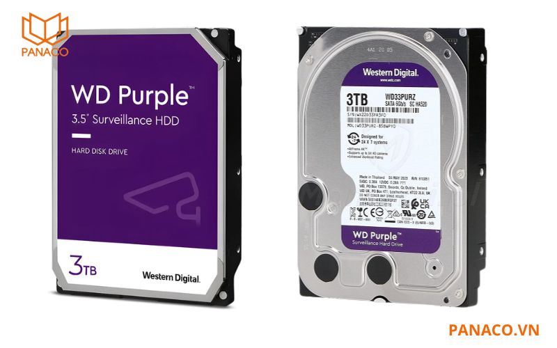 Ổ cứng chuyên dụng 3TB Western Digital Purple WD33PURZ