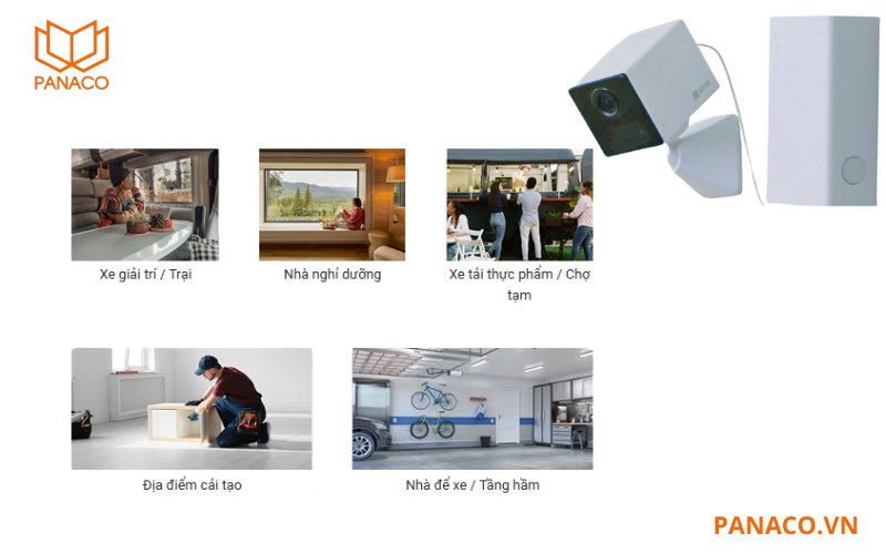 Camera Ezviz CB2 4G Kit được ứng dụng rộng rãi trong cuộc sống