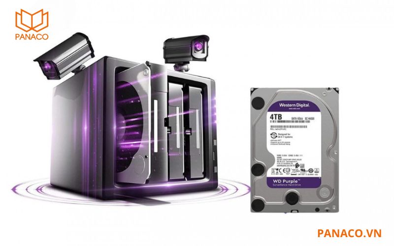 WD Purple WD43PURZ sở hữu dung lượng cực khủng 4TB